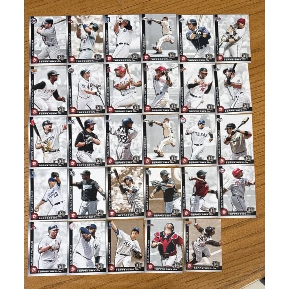 2010 Topps Attax / Toppstown Baseball Card Lot of 29